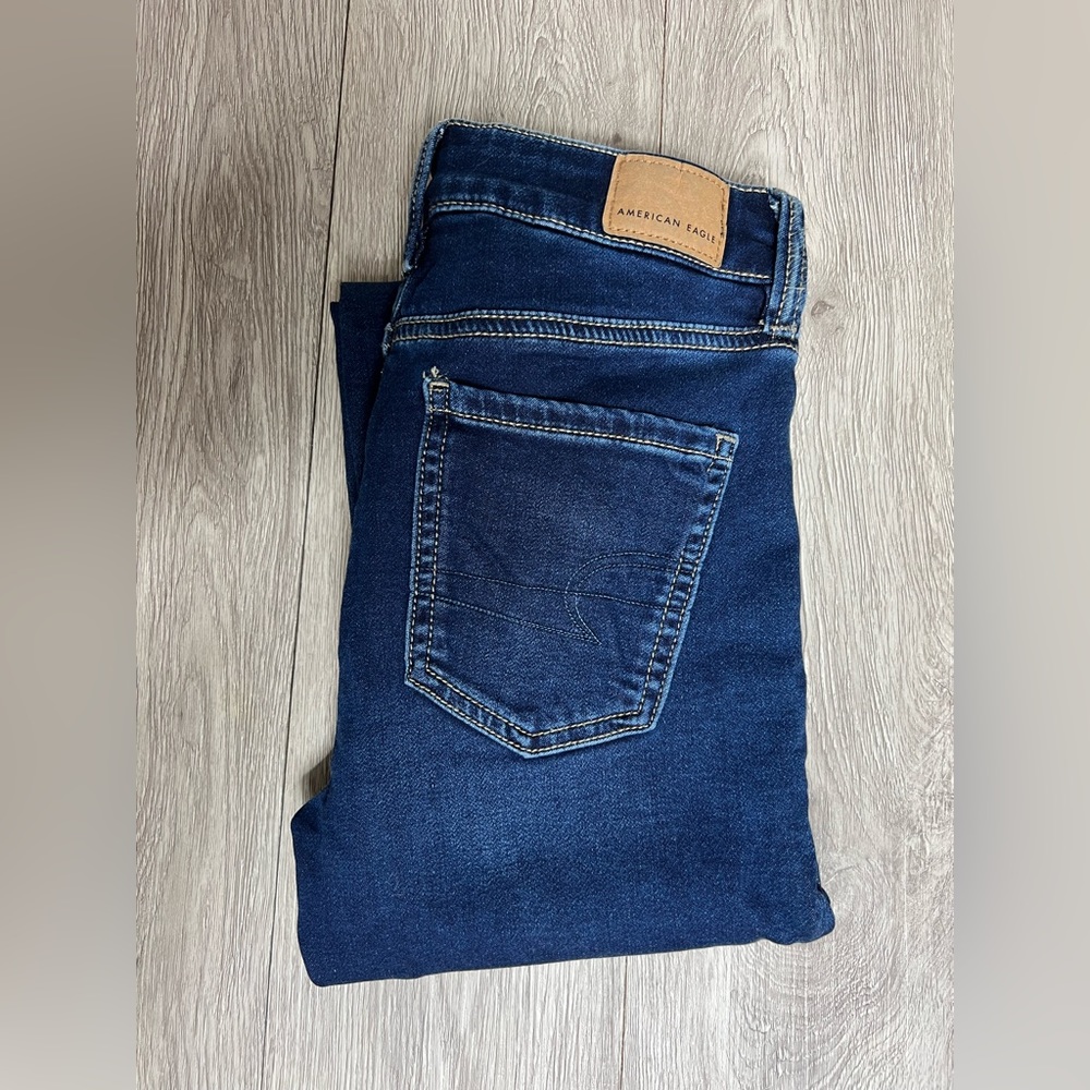 American Eagle Next Level Stretch Hi Rise Jeggings Size 0 Regular